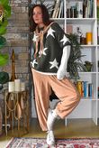Big Softie Star Short Sleeve Knit Deep Khaki